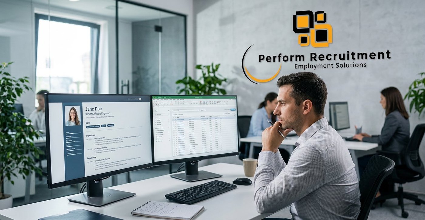 Perform Recruitment consultant reviewing candidate profiles