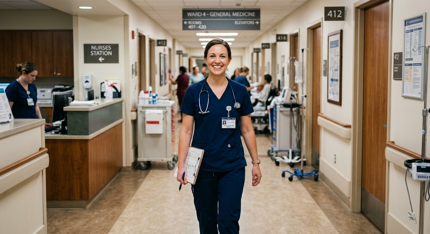 Healthcare assistant with resident in Irish care home